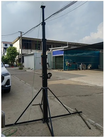 30ft Telescopic Winch Up Mast